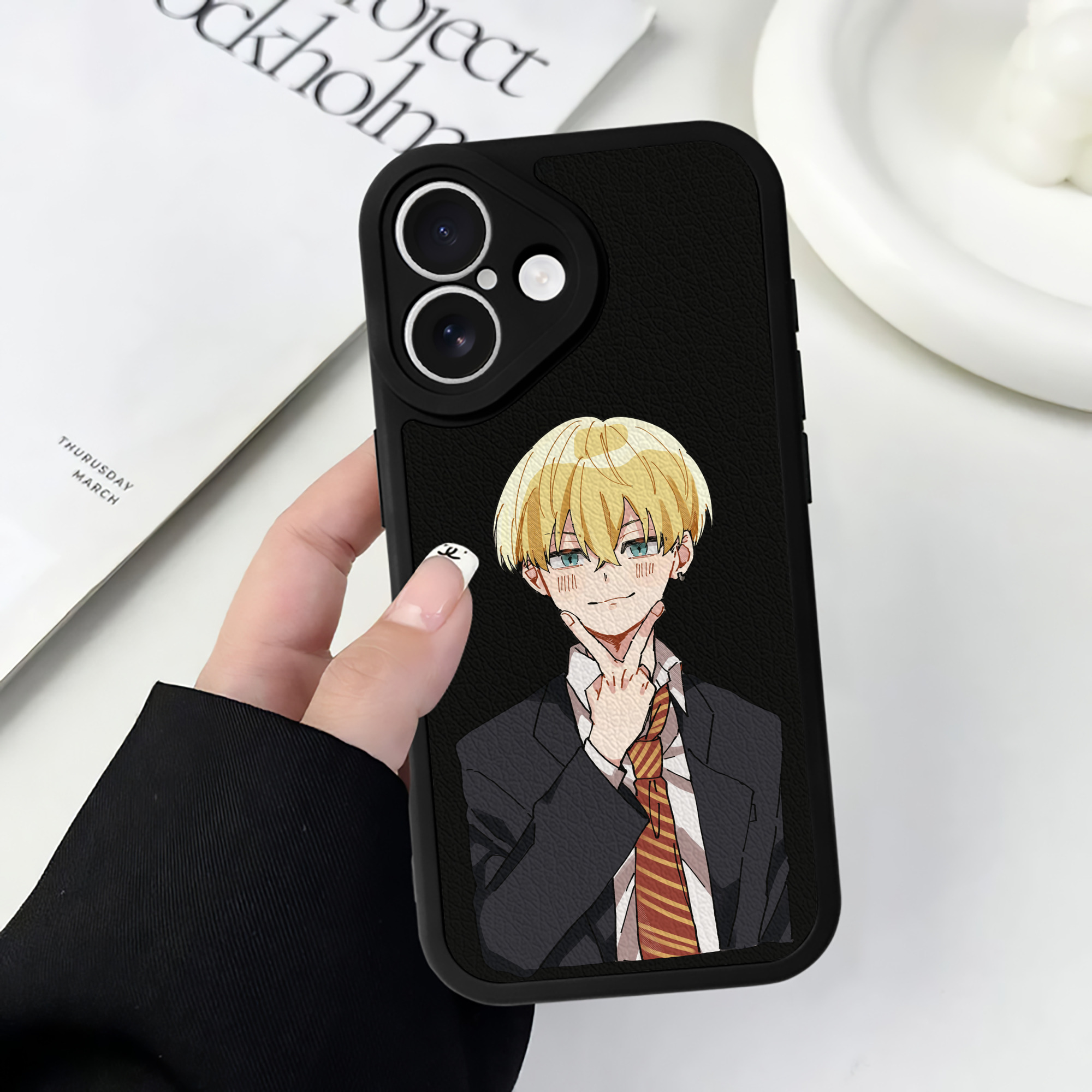 （画像用） 東京リベンジャーズ Tokyo Revengers 【iPhone 16シリーズ対応】シリコンスマホケース（レザー調） 材質：シリコン